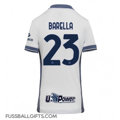 Inter Milan Nicolo Barella #23 Fußballbekleidung Auswärtstrikot Damen 2024-25 Kurzarm